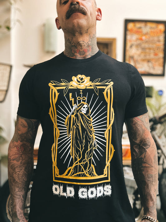 Tarot Card Black Tee