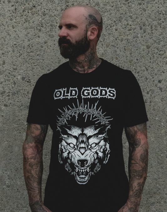 Wolf God Black Tee